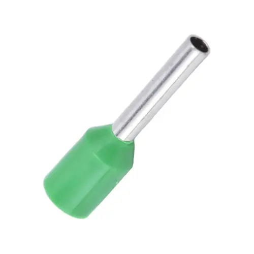 JG-E6010, 6SQMM NYLON TUBULER LUGS GREEN INSULATED TERMINALS-JIGO