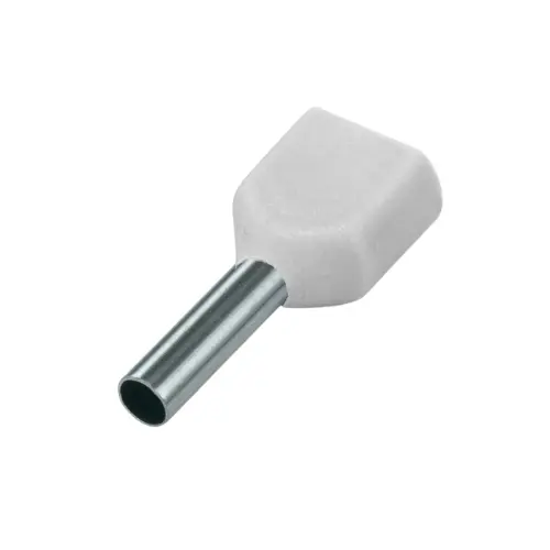 JG-TE1008, 1SQMM NYLON TWIN TUBULER LUGS INSULATED TERMINALS-JIGO