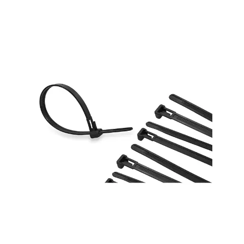 [KSS] RCV150 X 4.6BK - 150MM RELEASIBLE CABLE TIES (BLACK) - KSS