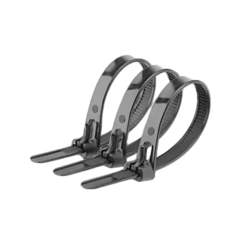 RCV200 X 4.6BK - 200MM RELEASIBLE CABLE TIES (BLACK) - KSS
