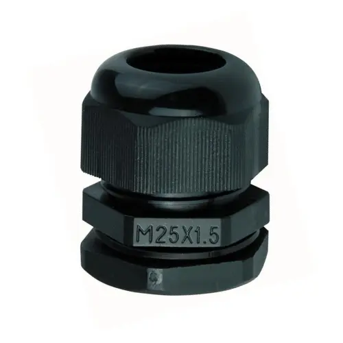 JG-M25 BK,M THREAD NYLON CABLE GLAND BLACK COLOUR M25-JIGO