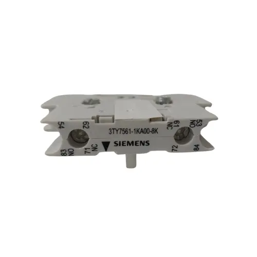 3TY7561-1KA00-8K,ADD ON 1NO+1NC AUX BLOCK FOR 3TF46-57 CONTACTOR-SIEMENS