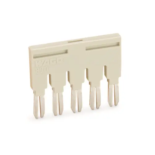 870-405,2.5SQMM 5WAY JUMPER LIGHT GREY COLOUR-WAGO