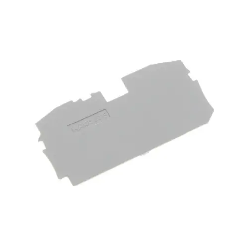 2016-1291,16SQMM 2-WAY END PLATE GREY-WAGO