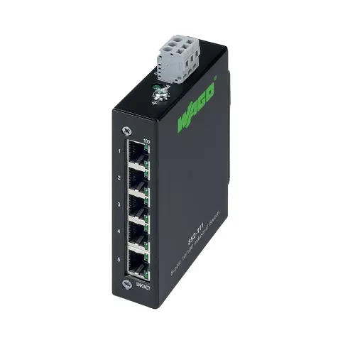 852-111,5PORT 100NASE-TX INDUSTRIAL ECO SWITCH-WAGO
