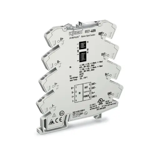 857-409,BIPOLAR CURRENT AND VOLTAGE INPUT SIGNAL 24V DC-WAGO
