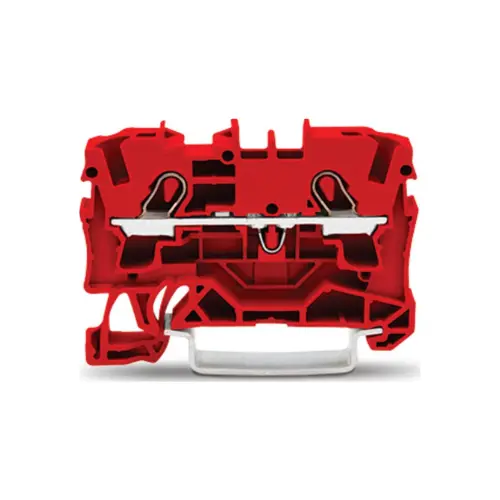 2004-1203,6SQMM EX TERMINAL BLOCK RED COLOUR 1 IN 1 OUT 2004 SERIES-WAGO