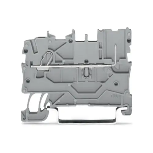 2020-1201,1.5SQMM 1CONDUCTOR/1PIN CARRIER TERMINAL BLOCK GREY COLOUR-WAGO
