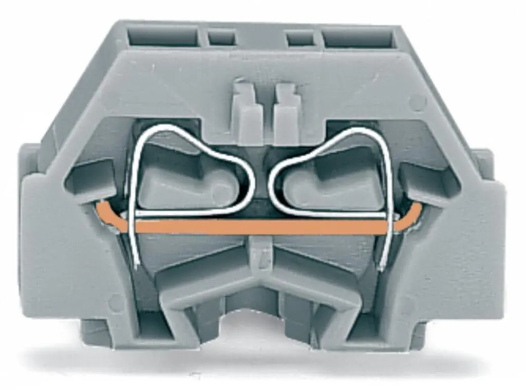 260-306,1.5SQMM MODULAR TERMINAL BLOCK ORANGE COLOUR 2 CONDUCTOR-WAGO