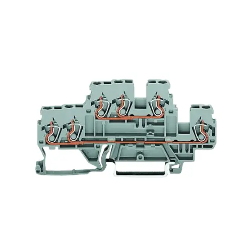 870-531,2.5SQMM DOUBLE DECKER TERMINAL BLOCK 3 CONDUCTOR-WAGO
