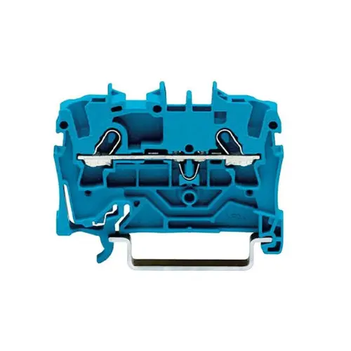 2001-1204,2.5SQMM EX TERMINAL BLOCK BLUE COLOUR 1 IN 1 OUT 2001 SERIES-WAGO
