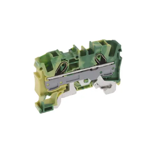 2006-1207,10SQMM EX TERMINAL BLOCK GREEN/YELLOW COLOUR 1 IN 1 OUT 2006 SERIES-WAGO