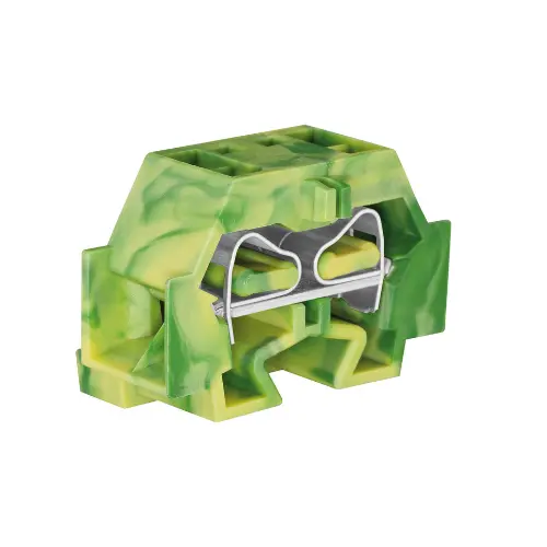 262-337,4SQMM MODULAR TERMINAL BLOCK GREEN/YELLOW COLOUR 4 CONDUCTOR-WAGO