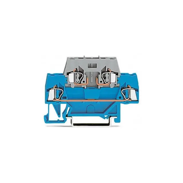 280-514,2.5SQMM DOUBLE DECKER TERMINAL BLOCK CAGE CLAMP TYPE GREY COLOUR-WAGO