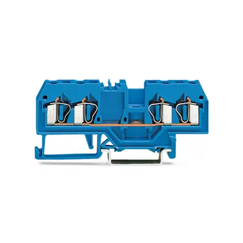 280-834,2.5SQMMM BLUE TERMINAL BLOCK 2 IN 2 OUT-WAGO