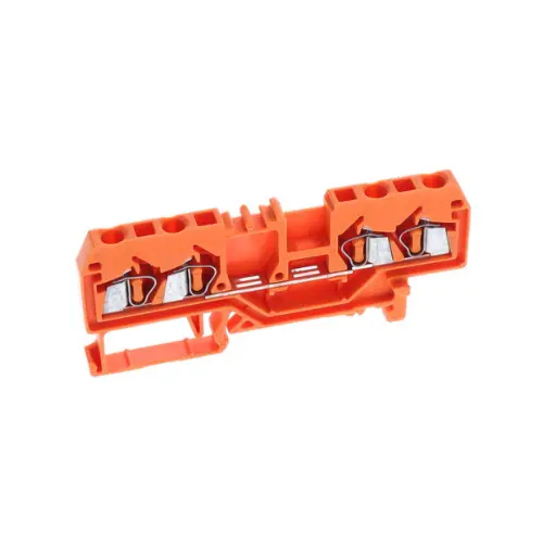 280-835,2.5SQMMM ORANGE TERMINAL BLOCK 2 IN 2 OUT-WAGO