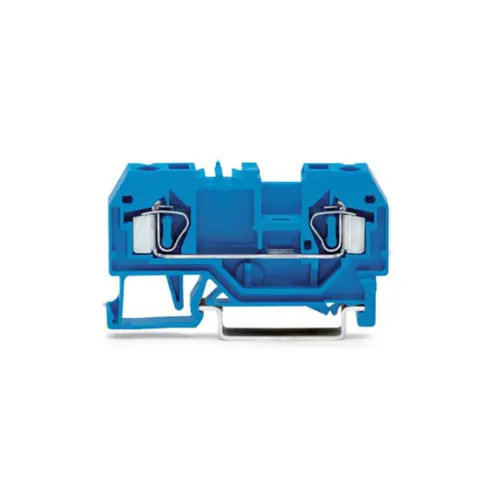 281-904,4SQMM TERMINAL BLOCK BLUE COLOUR 1 IN 1 OUT-WAGO