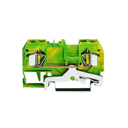 281-907,4SQMM TERMINAL BLOCK GREEN/YELLOW 1 IN 1 OUT-WAGO
