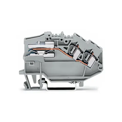 781-653,4SQMM 2CONDUCTOR POWER DISTRIBUTION DISCONNECT TERMINAL GREY COLOUR-WAGO