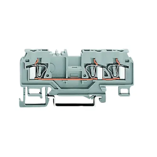 880-681,4SQMM 3CONDUCTOR TERMINAL BLOCK GREY COLOUR-WAGO