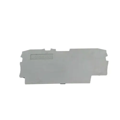 2002-1691,4SQMM END & INTERMEDIATE PLATE GREY COLOUR FOR 2 CONDUCTOR-WAGO