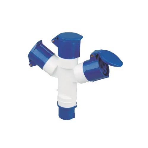 JG-1013,INDUSTRIAL PLUGS 16 AMPS 3PIN 3 WAY SPLITTER-JIGO