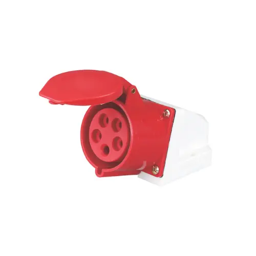 JG-125,INDUSTRIAL WALL SOCKET 32 AMP 5 PIN-JIGO