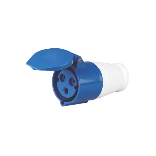 JG-213,INDUSTRIAL STRAIGHT SOCKET 16 AMP 3 PIN-JIGO