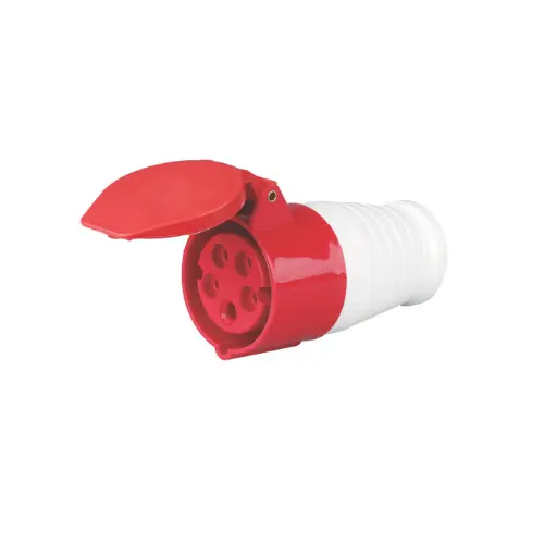 JG-215,INDUSTRIAL STRAIGHT SOCKET 16 AMP 5 PIN-JIGO