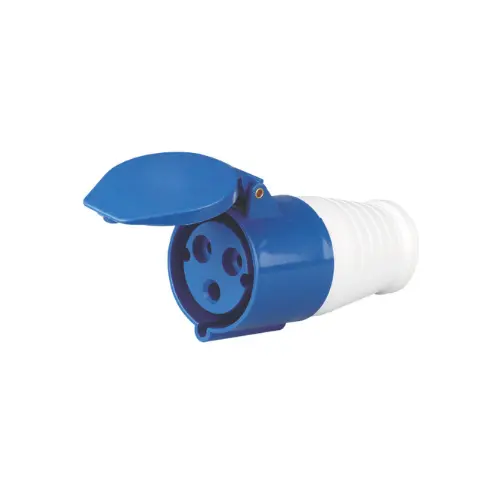 JG-223,INDUSTRIAL STRAIGHT SOCKET 32 AMP 3 PIN-JIGO