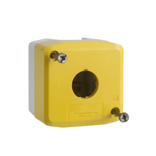 XALK01,1 WAY PB BOX YELLOW-SCHNEIDER