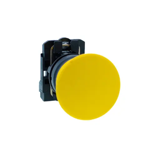 XB5AC51N,PB MUSHROOM YELLOW NO-SCHNEIDER