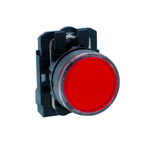 XB5AW34B1N,ILL PB 24V RED-SCHNEIDER