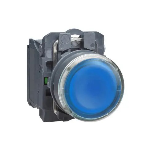 XB5AW36B1N,ILL PB 24V BLUE -SCHNEIDER