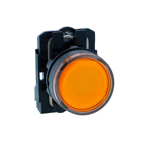 XB5AW38B1N,ILL PB 24V AMBER NO+NC-SCHNEIDER