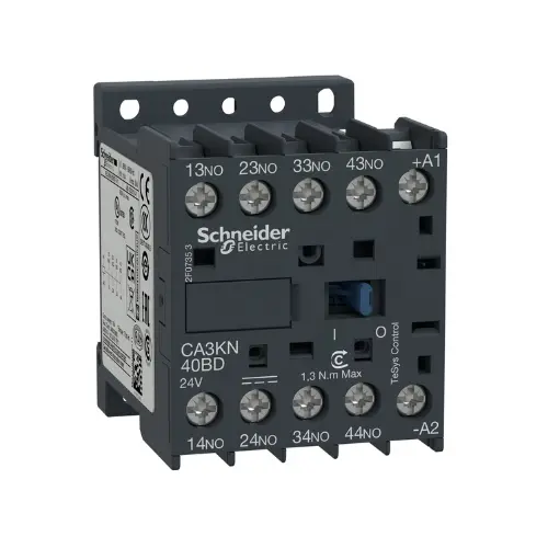 CA3KN40MD,10A 4NO 220V DC CONTACTOR-SCHNEIDER