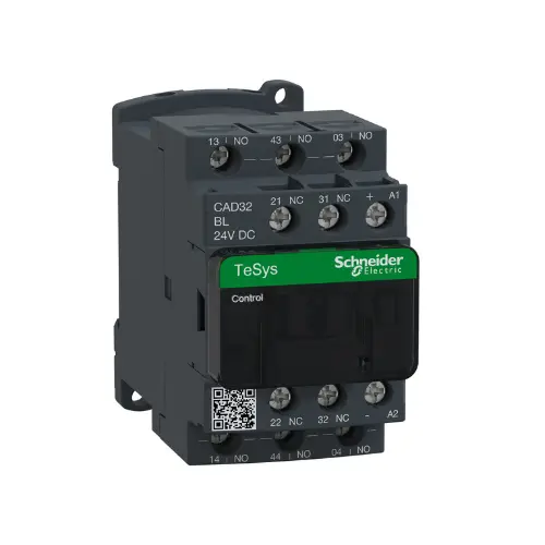 CAD32BL,10A 3NO+2NC 24V DC LOW CONSUMPTION CONTACTOR-SCHNEIDER