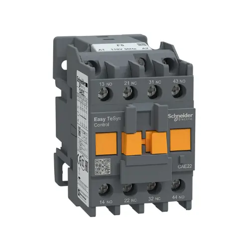CAE22F5,10A 2NO+2NC 110V AC CONTACTOR-SCHNEIDER