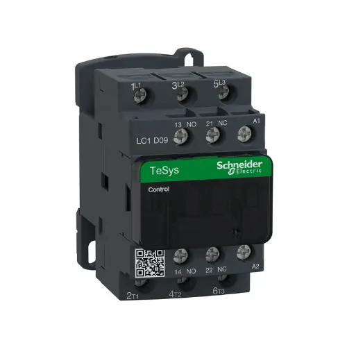 LC1D09B7,9A 1NO+1NC 3P 24V AC CONTACTOR-SCHNEIDER