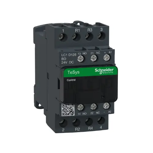 LC1D128BD,25A 4P 2NO+2NC 24V DC CONTACTOR-SCHNEIDER