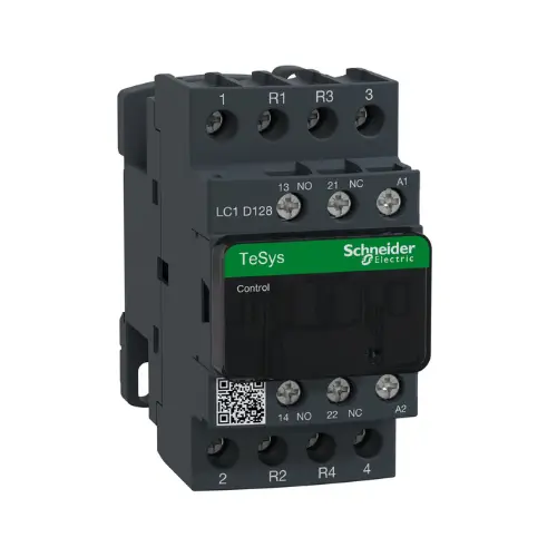 LC1D128F7,25A 4P 110V AC CONTACTOR-SCHNEIDER