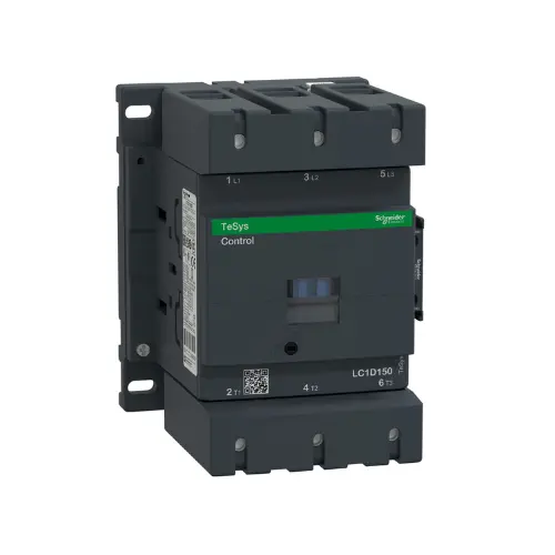 LC1D150BD,150A 1NO+1NC 3P 24V DC CONTACTOR-SCHNEIDER