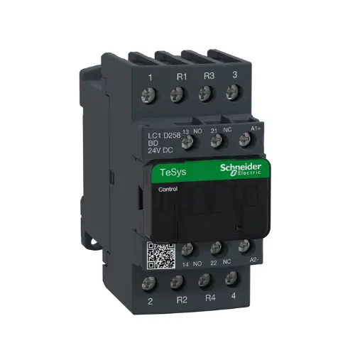 LC1D258BD,40A 4P 2NO+2NC 24V DC CONTACTOR-SCHNEIDER