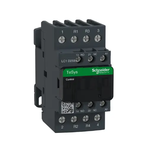 LC1D258M7,40A 4P 2NO+2NC 220V AC CONTACTOR-SCHNEIDER