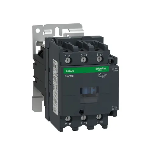 LC1D50BD,50A 24V DC POWER CONTACTOR -SCHNEIDER