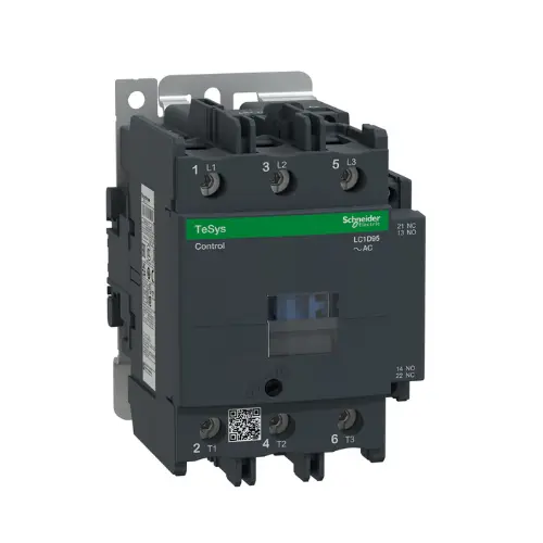 LC1D95F7,95A 1NO+1NC 3P 110V AC CONTACTOR-SCHNEIDER