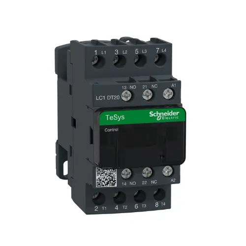 LC1DT20N7,20A 4NO 4P 415V AC CONTACTOR-SCHNEIDER