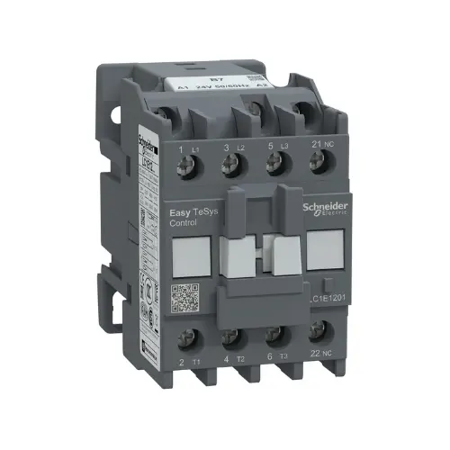 LC1E1201N5,12A 1NC 3P 415V AC CONTACTOR-SCHNEIDER