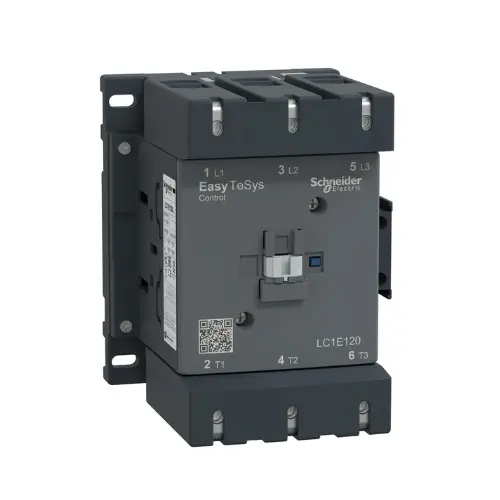 LC1E120M5,120A 1NO+1NC 3P 220V AC CONTACTOR-SCHNEIDER
