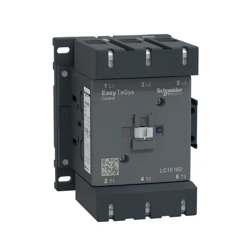 LC1E160M5,160A 1NO+1NC 3P 220V AC CONTACTOR-SCHNEIDER